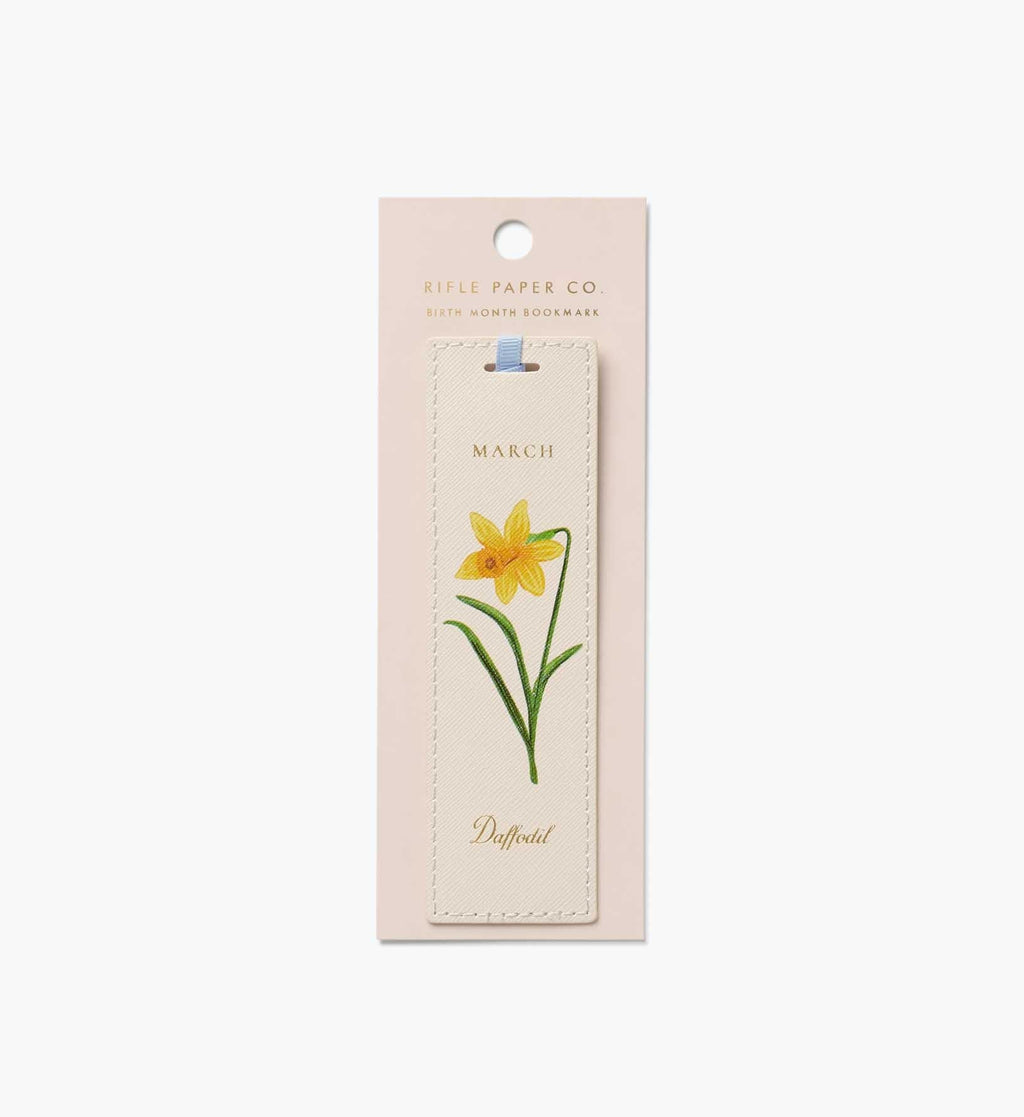 Birth Month Bookmark - March