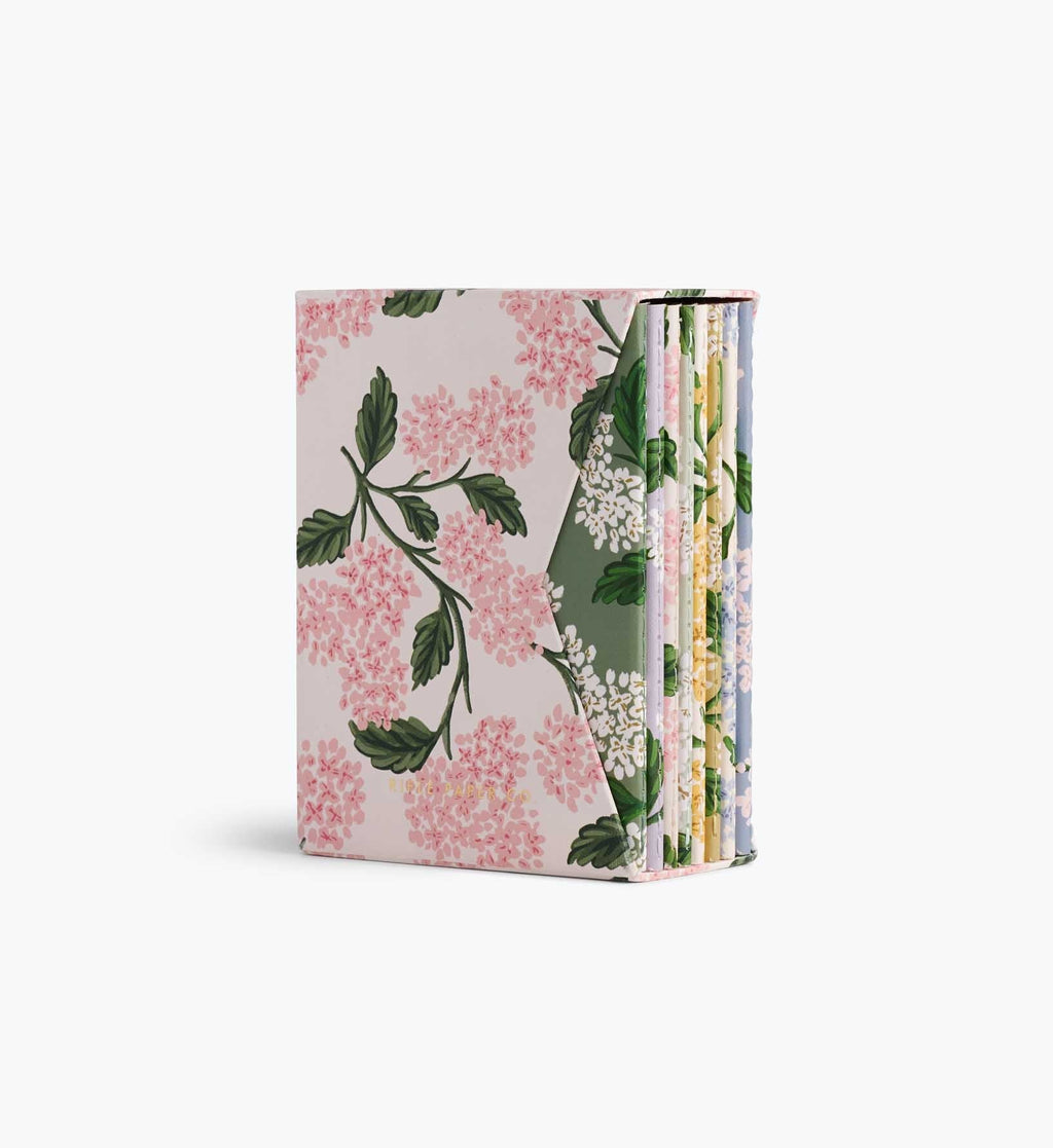 Pocket Notebook Boxed Set - Hydrangea